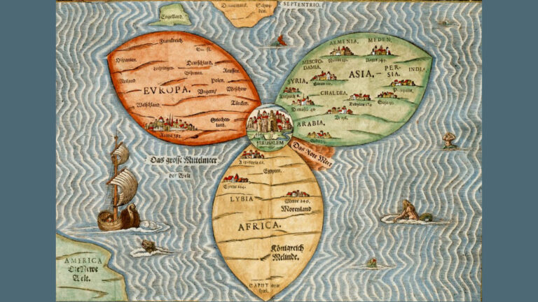 Map of Jerusalem from 1581
