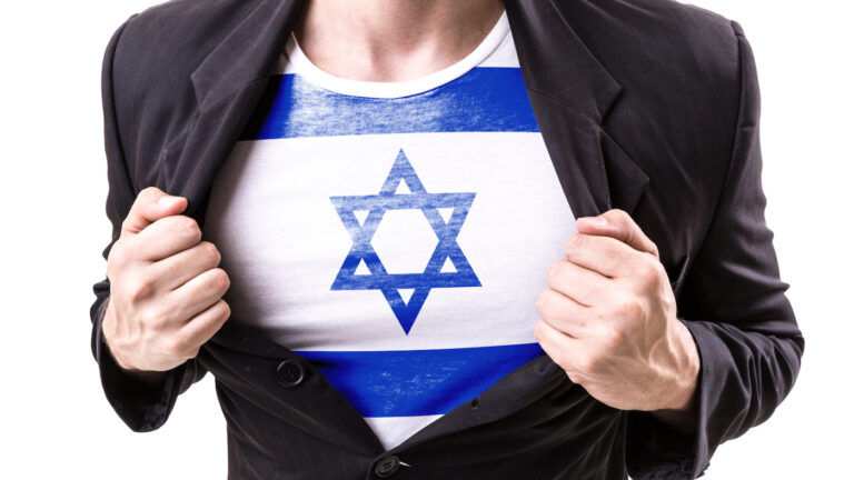 I am a Jew and here's a Jewish person with an Israeli flag t-shirt