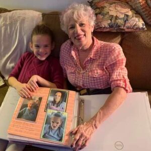 The rock star of scrapbooking and her granddaughter Sydney.